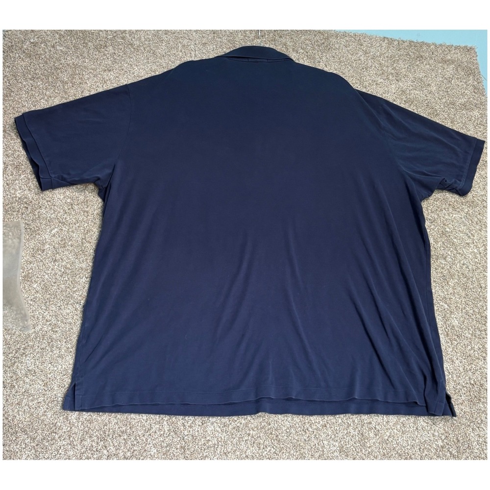 Polo Ralph Lauren Polo Shirt Mens 4XLT Navy Blue Short Sleeve Flesh Pony Logo - Picture 11 of 11